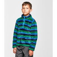 Peter Storm Kids Stripe Print Half-zip Fleece  Blue