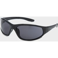 Peter Storm Mens Check Sport Wrap Sunglasses  Black