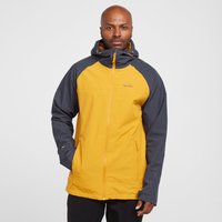 Peter Storm Mens Colour Block Waterproof Jacket  Yellow