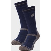 Peter Storm Mens Midweight Outdoor Socks (2 Pairs)  Navy