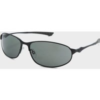 Peter Storm Mens Oval Metal Sports Sunglasses  Black