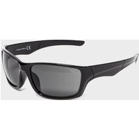 Peter Storm Mens Square Wrap Shiny Sunglasses  Black