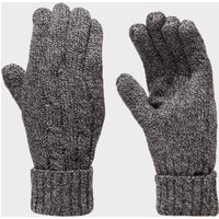 Peter Storm Womens Cable Knit Gloves  Grey