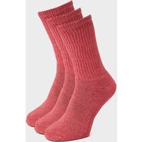 Peter Storm Womens Essential Socks (3pk)  Red
