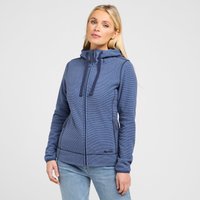Peter Storm Womens Full-zip Hooded Stretch Fleece  Blue