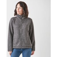 Peter Storm Womens Knit Look Bonded Fleece  Grey