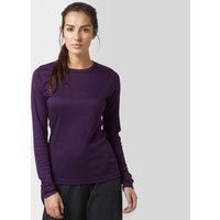 Peter Storm Womens Long-sleeve Thermal Crew-neck Baselayer Top  Purple