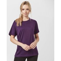Peter Storm Womens Short-sleeve Thermal Crew Neck T-shirt  Purple