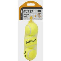 Petface Super Tennis Balls - 3 Pack  Yellow