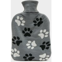 Platinum Knitted Hot Water Bottle Paws