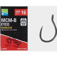 Preston Mcm-b Size 14 Eyed Barbless Hooks  Black