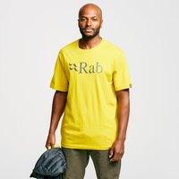 Rab Mens Stance Logo Short Sleeve T-shirt  Yellow