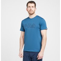 Rab Mens Stance Sketch Short Sleeve T-shirt  Dark Blue