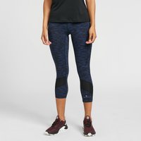 Ronhill Womens Life Spacedye Crop Tights  Navy