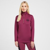 Royal Scot Womens Stretch  Zip Top In Wine  Red