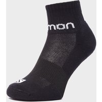 Salomon Mens 2 Pack Evasion Socks  Black