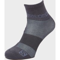 Salomon Mens 2 Pack Evasion Socks  Grey