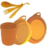 Sea To Summit Delta Camp Set (bowl  Plate  Mug  Cutlery)  Orange