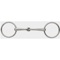 Shires Jointed Mouth Loose Ring Snaffle  Silver