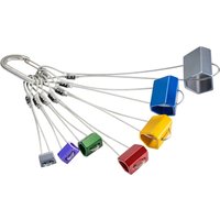 Black Diamond Wired Hexentric Set No.#4-10 Nuts  Multi Coloured