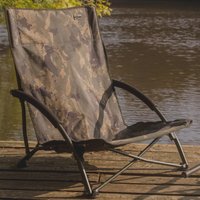 Solar Tackle Undercover Camo Foldable Easy Chair Low  Green