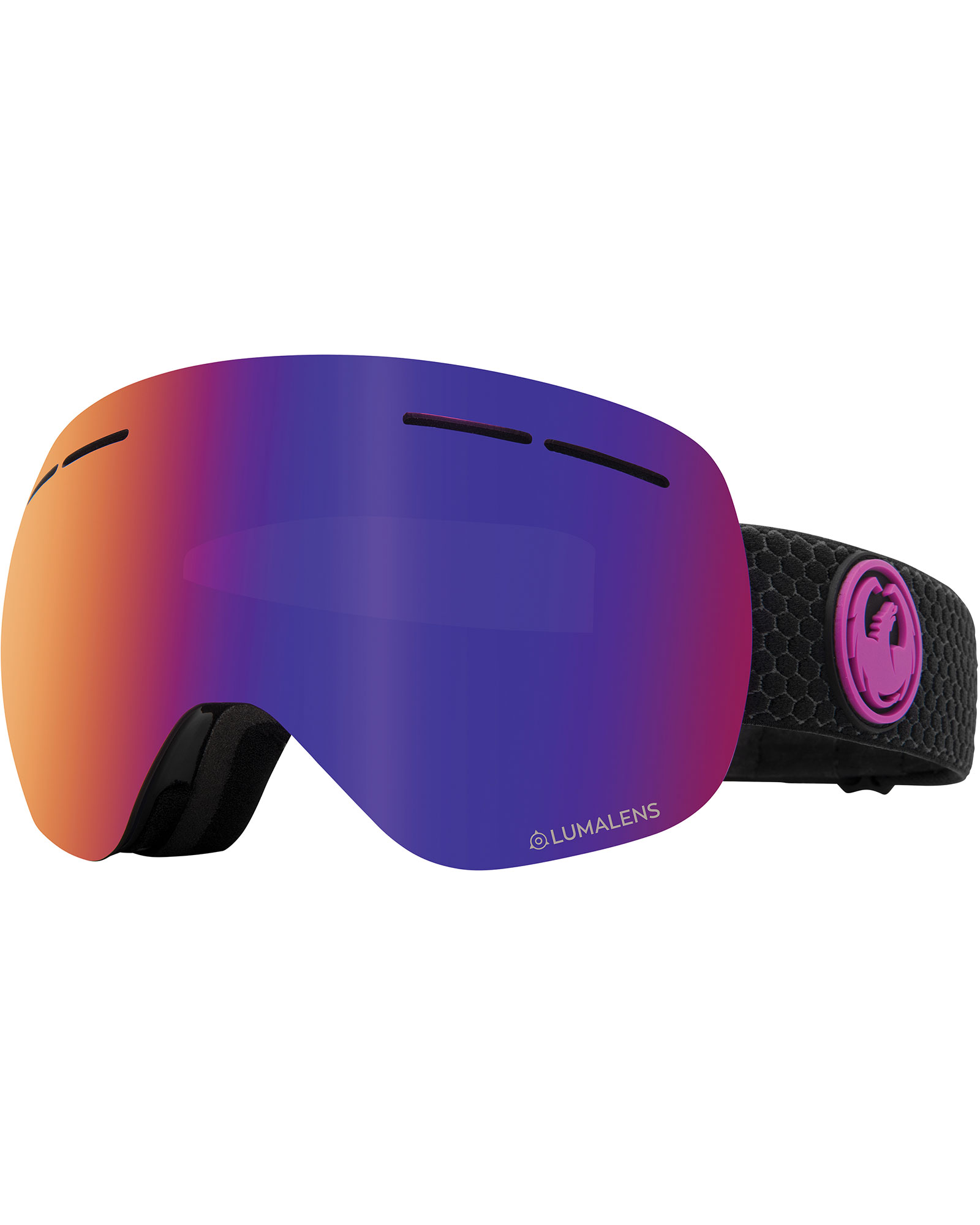 Dragon X1s Split / Lumalens Purple Ionized + Lumalens Amber Goggles