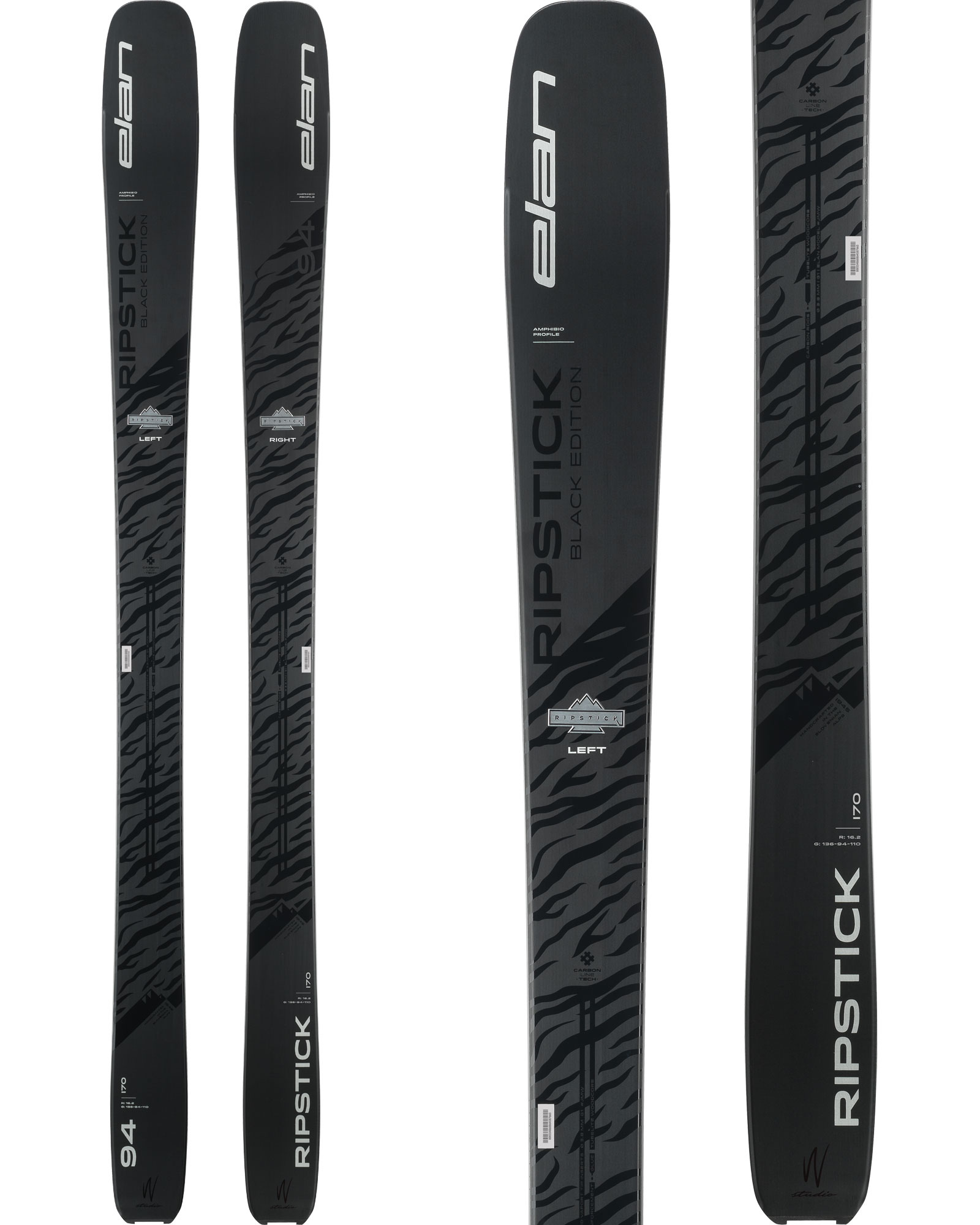 Elan Ripstick 94w Black Edition Womens Skis 2023