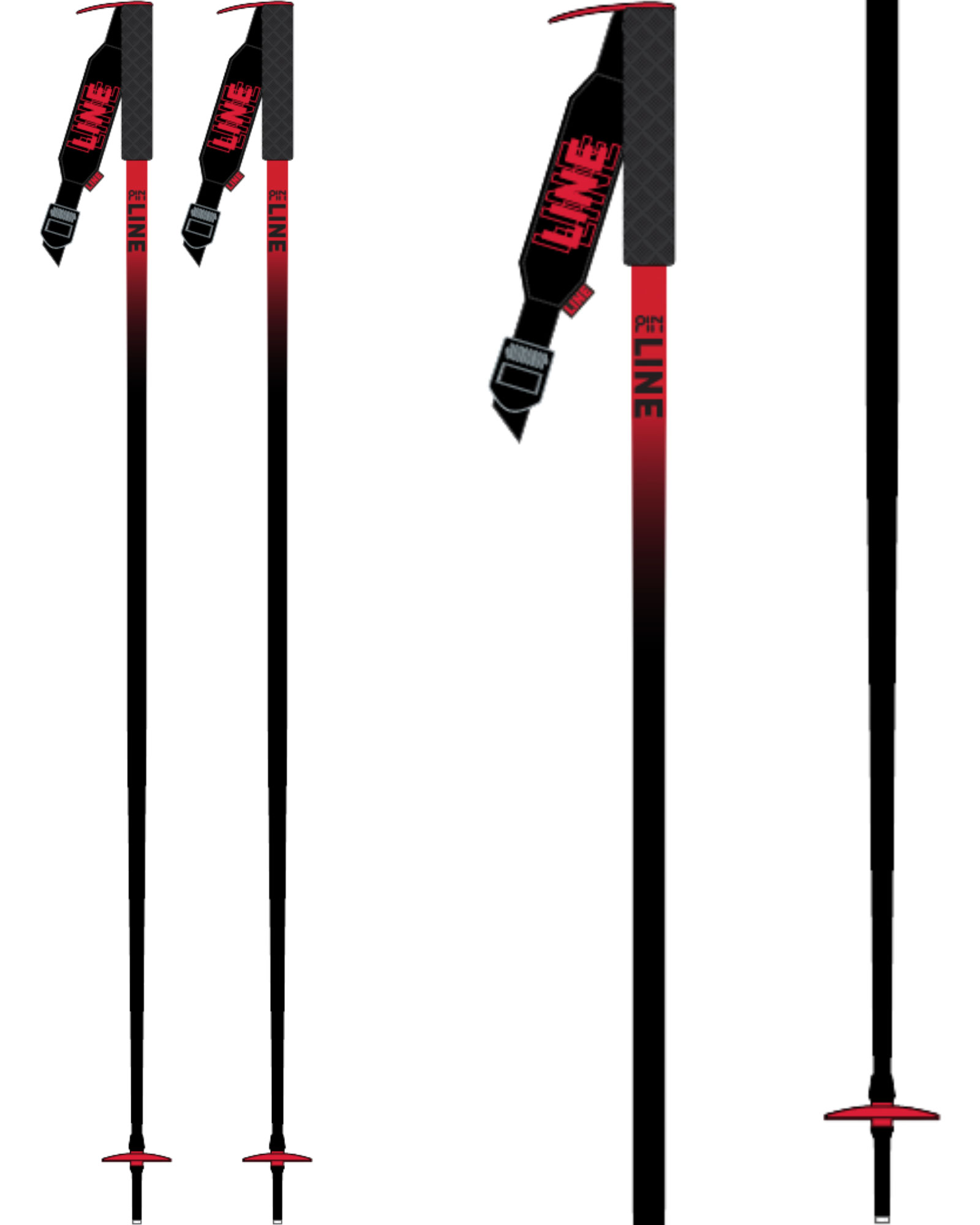 Line Pin Mens Ski Poles