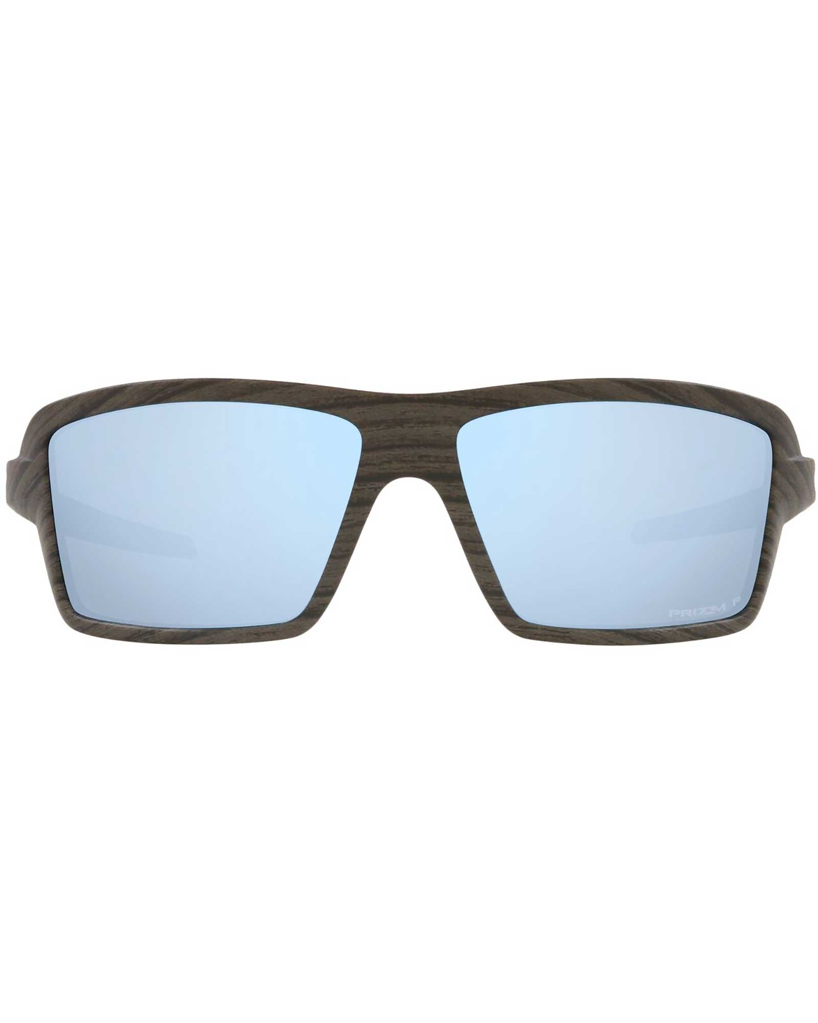 Oakley Cables Woodgrain / Prizm Deep Water Polarized Sunglasses
