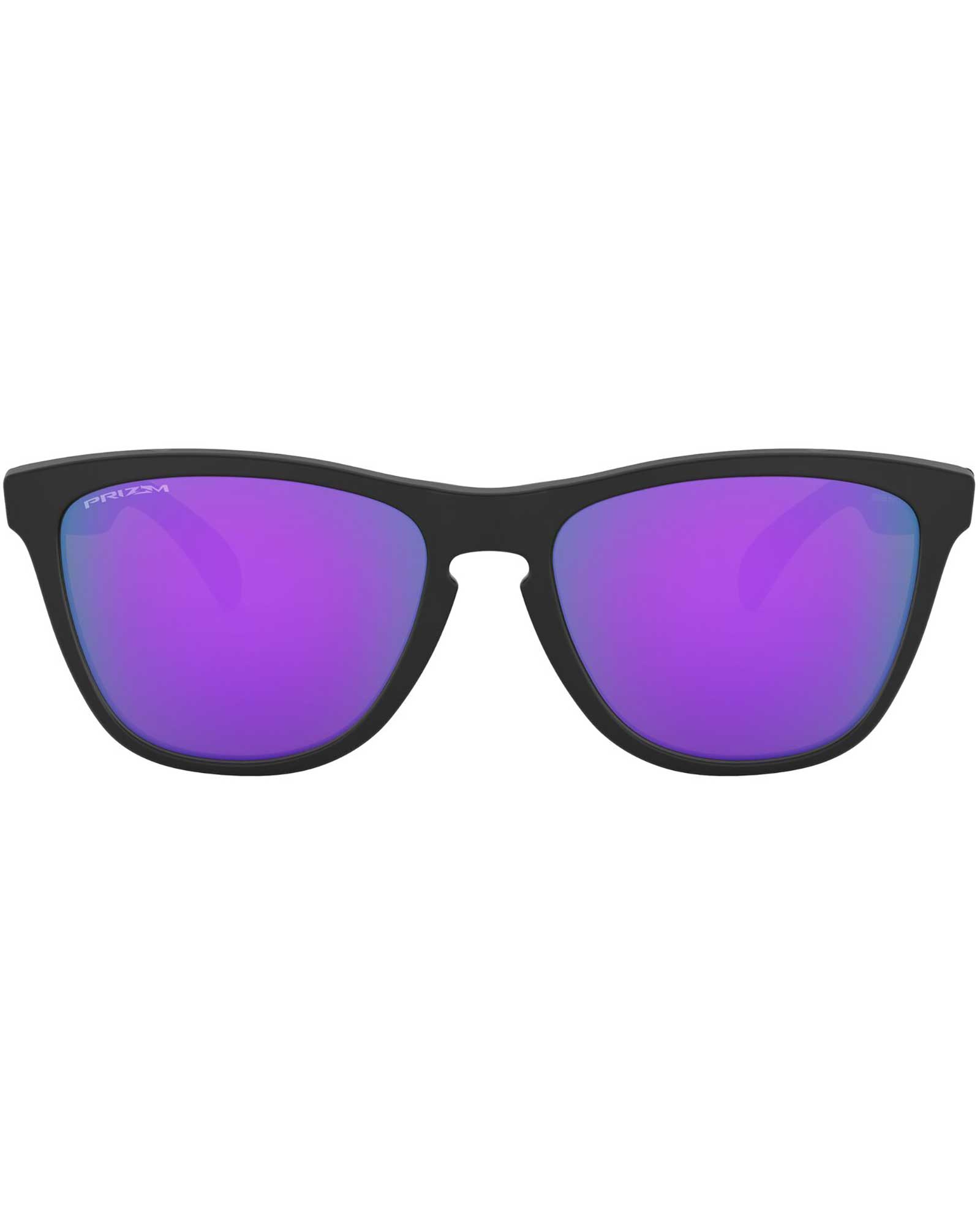 Oakley Frogskins Matte Black / Prizm Violet Sunglasses