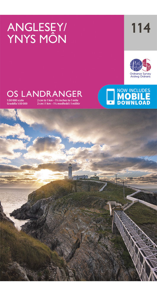 Ordnance Survey Anglesey - Landranger 114 Map