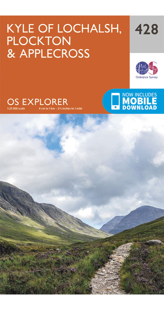 Ordnance Survey Kyle Of Lochalsh  PlocktonandApplecross - Os Explorer 428 Map