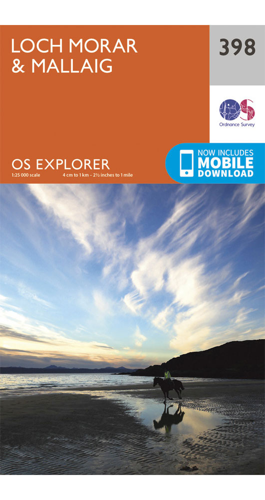 Ordnance Survey Loch MorarandMallaig - Os Explorer 398 Map