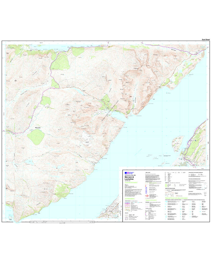 Ordnance Survey MorvernandLochaline - Os Explorer Ol383 Map
