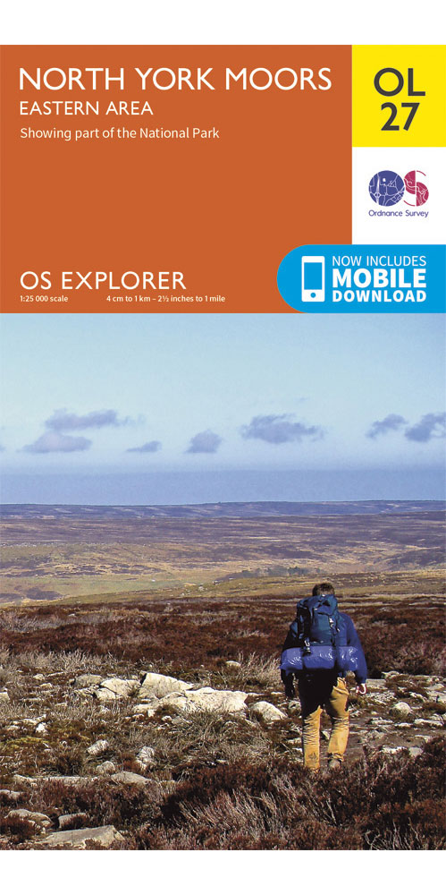 Ordnance Survey North York Moors - Eastern Area - Os Explorer Ol27 Map