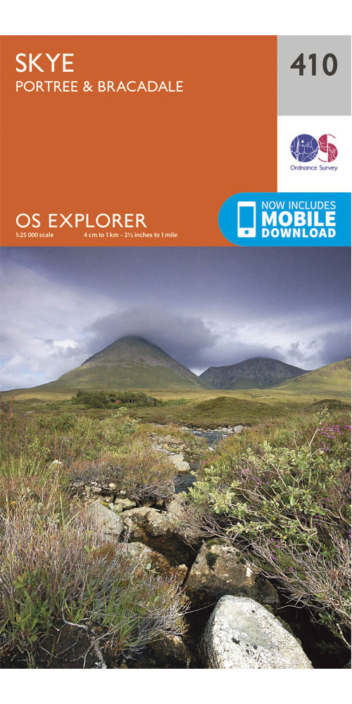 Ordnance Survey Skye - PortreeandBracadale - Os Explorer 410 Map