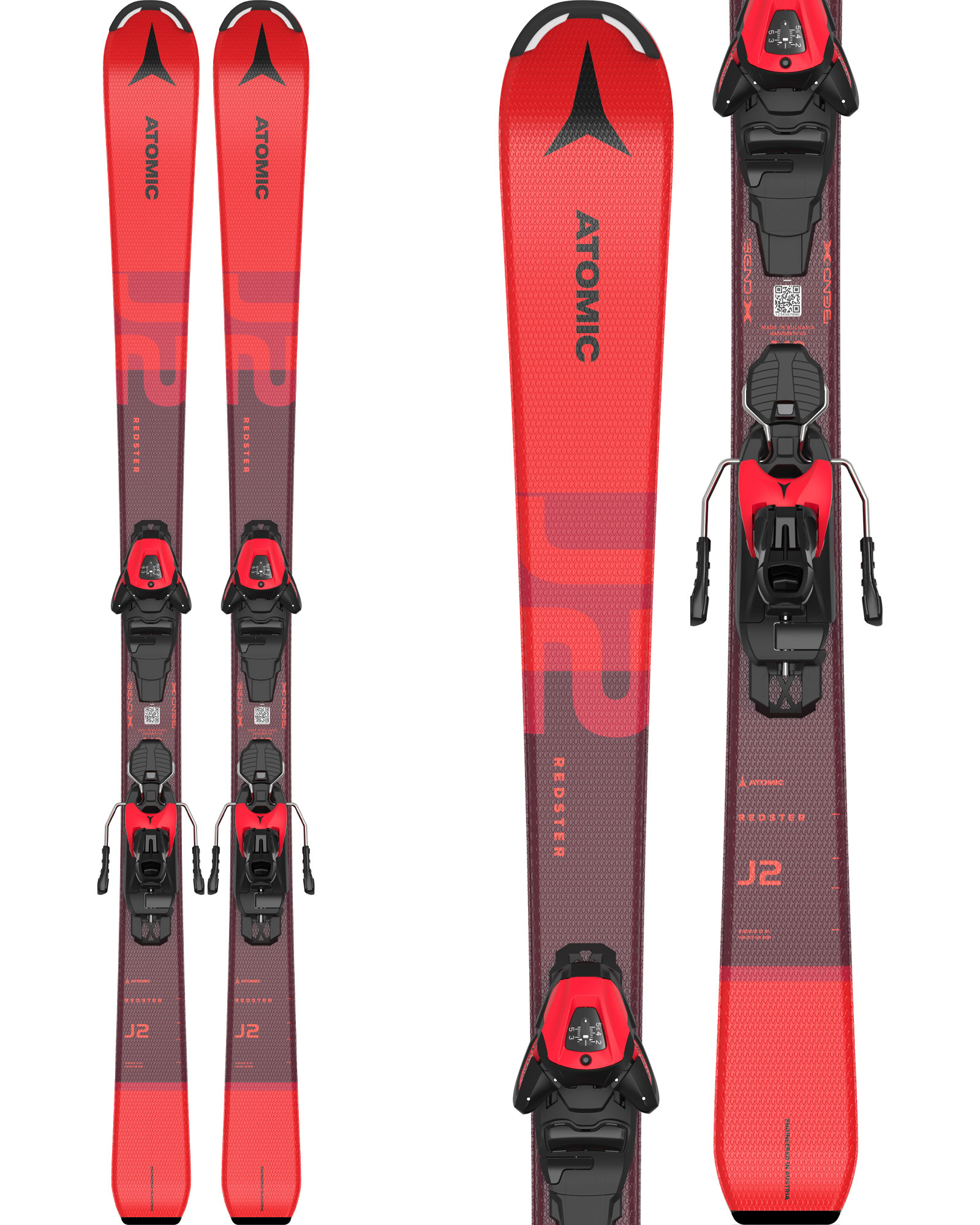 Atomic Redster J2 130-150cm Youth Skis + L 6 Gw Bindings 2023