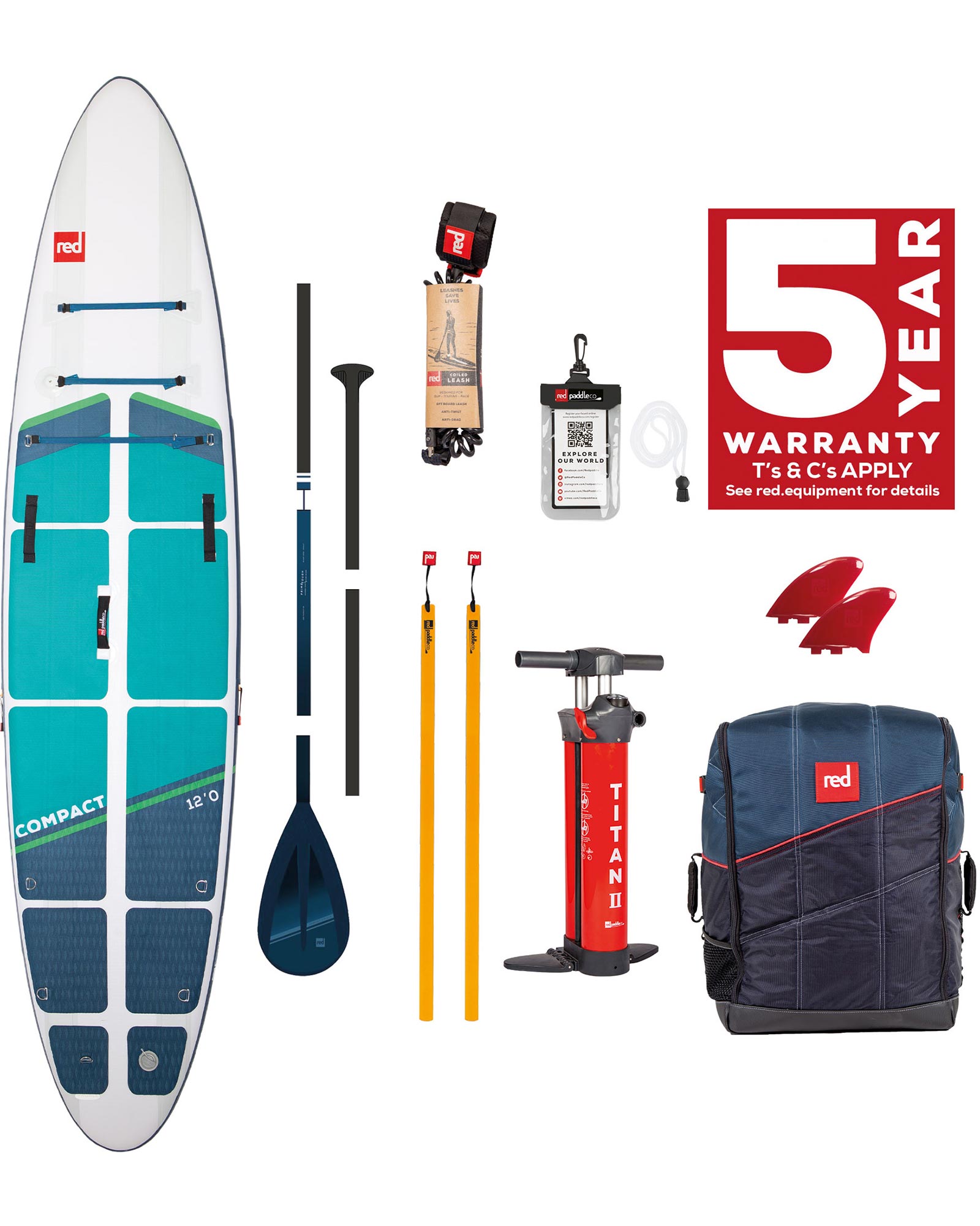 Red 12.0 - Compact Inflatable Sup Package