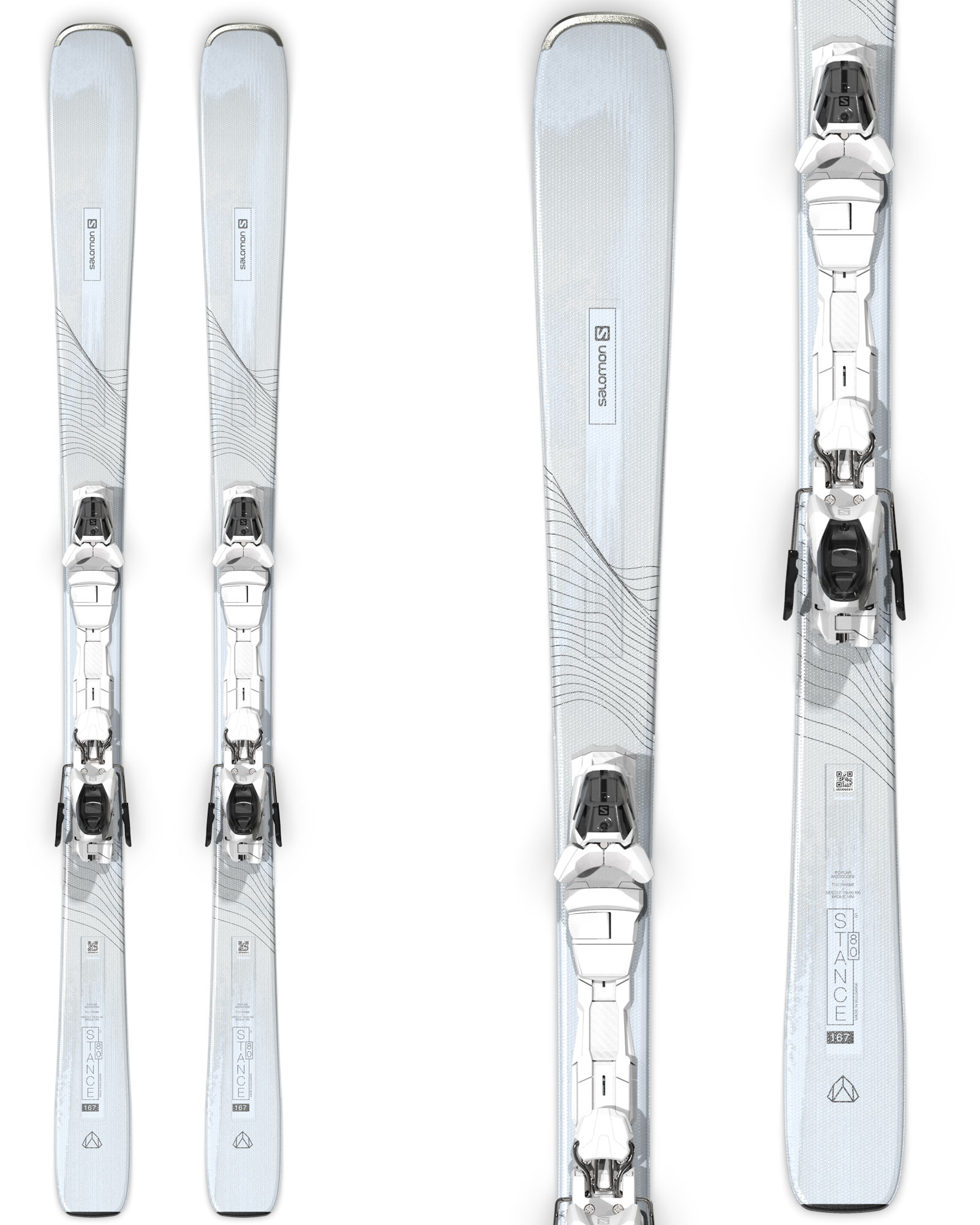 Salomon Stance 80 Womens Skis + M10 Gw Bindings 2023