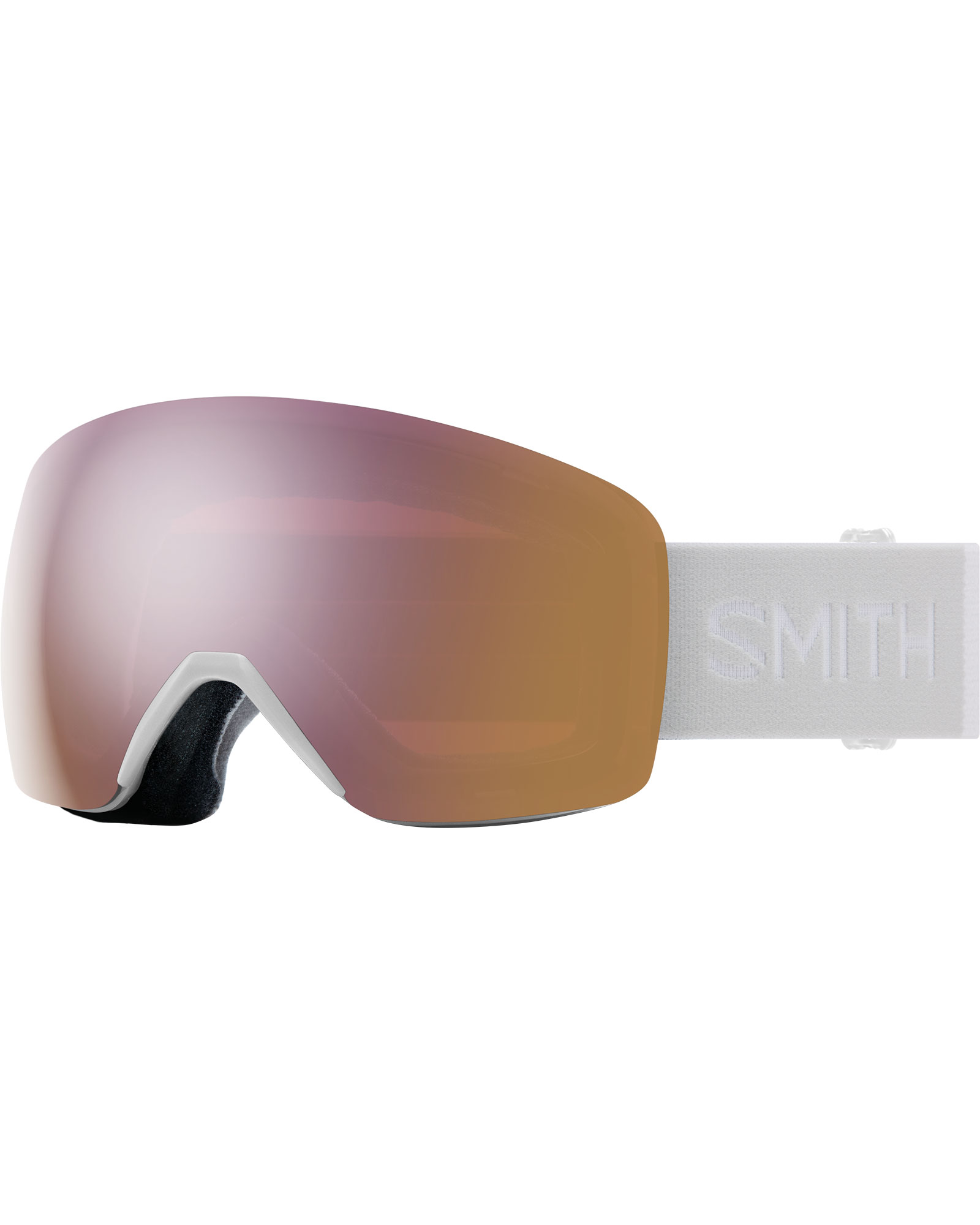 Smith Skyline White Vapor / Chromapop Everyday Rose Gold Mirror Womens Goggles