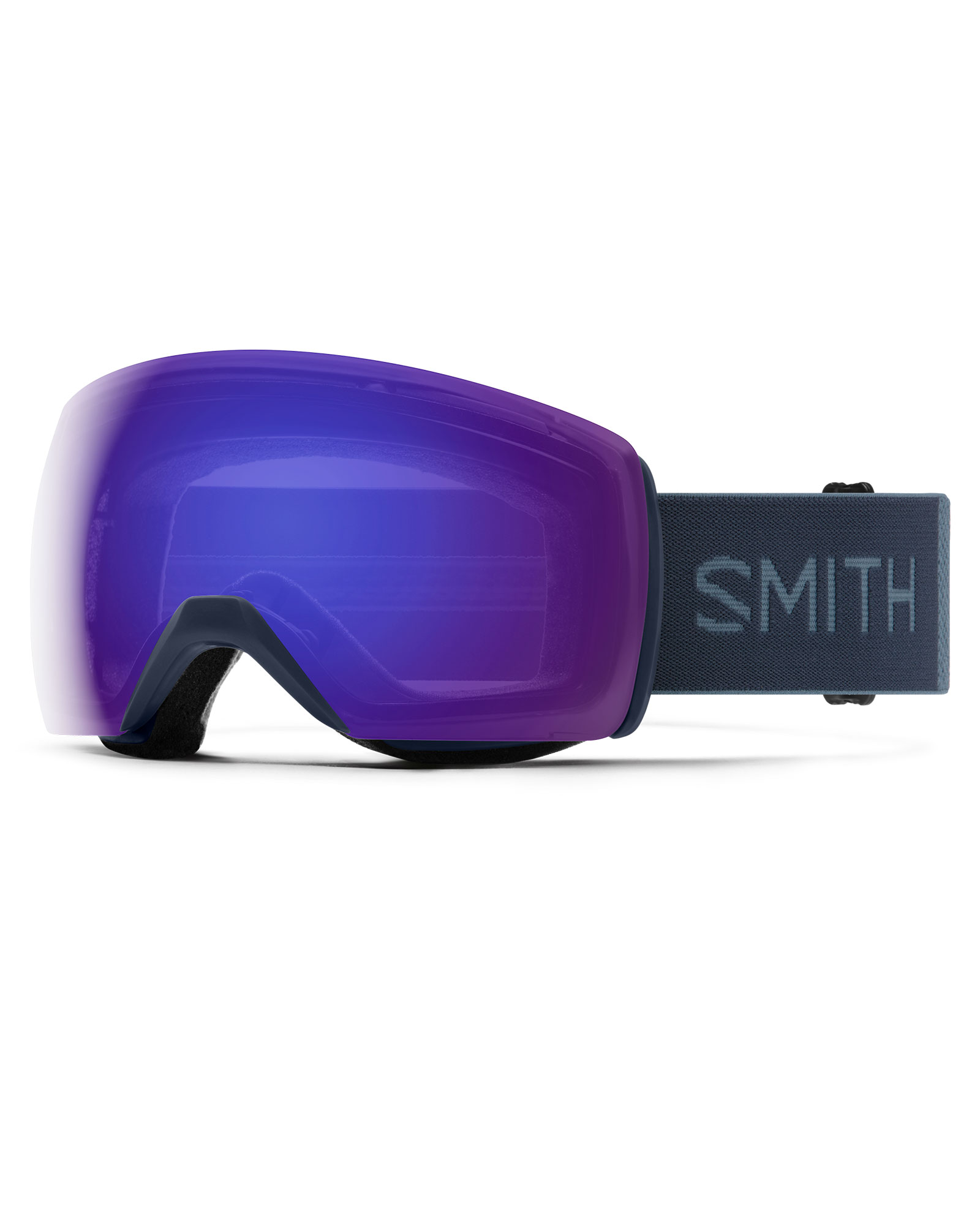 Smith Skyline Xl French Navy / Chromapop Everyday Violet Mirror Goggles