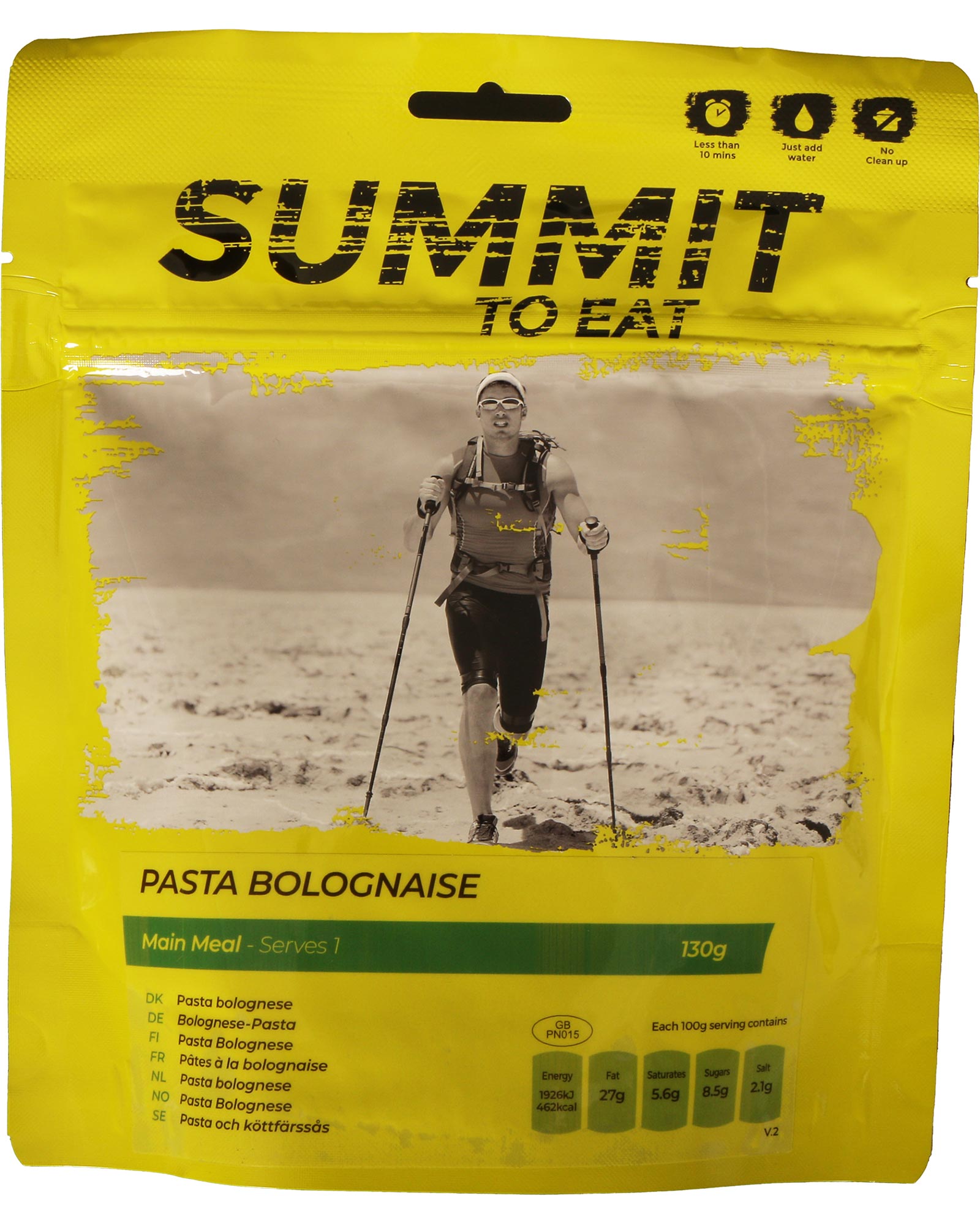 Summit To Eat Pasta Bolognaise Camping Food