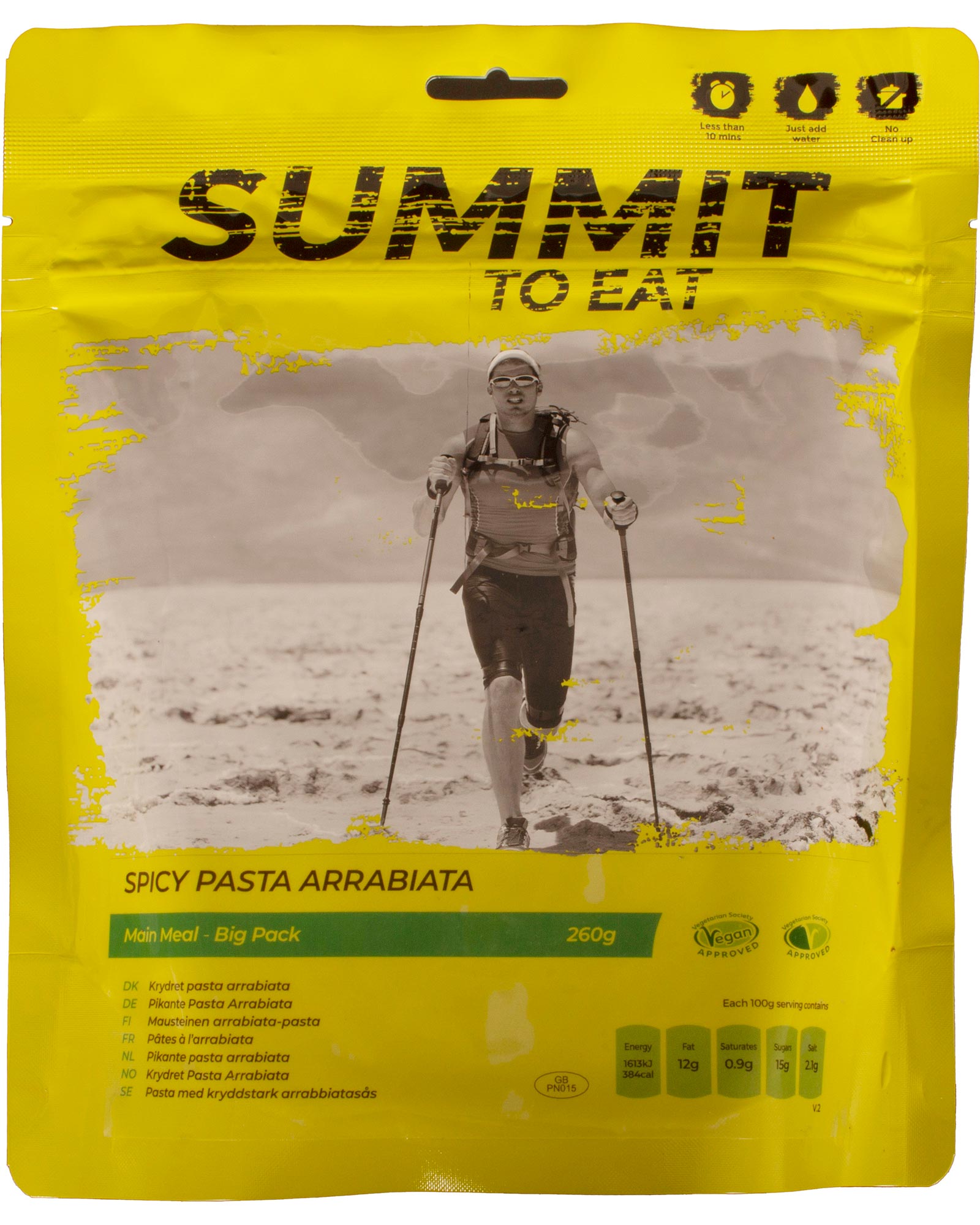 Summit To Eat Spicy Pasta Arrabiata - Big Pack Camping Food