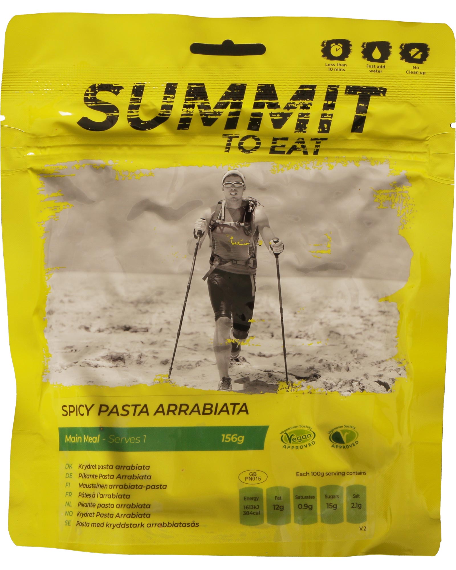 Summit To Eat Spicy Pasta Arrabiata Camping Food