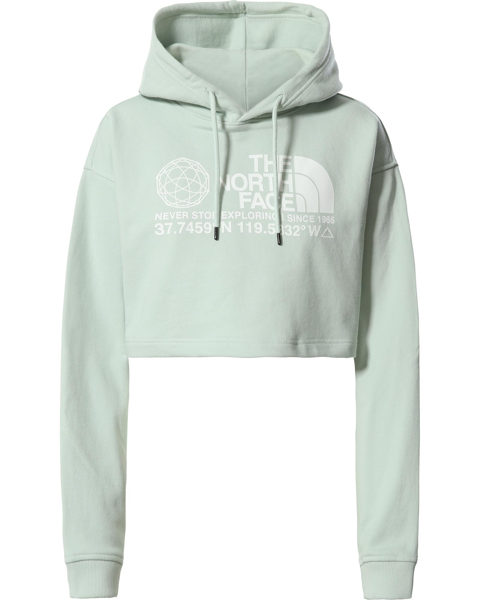 The North Face Coordinates Crop Drop Pullover Womens Hoodie