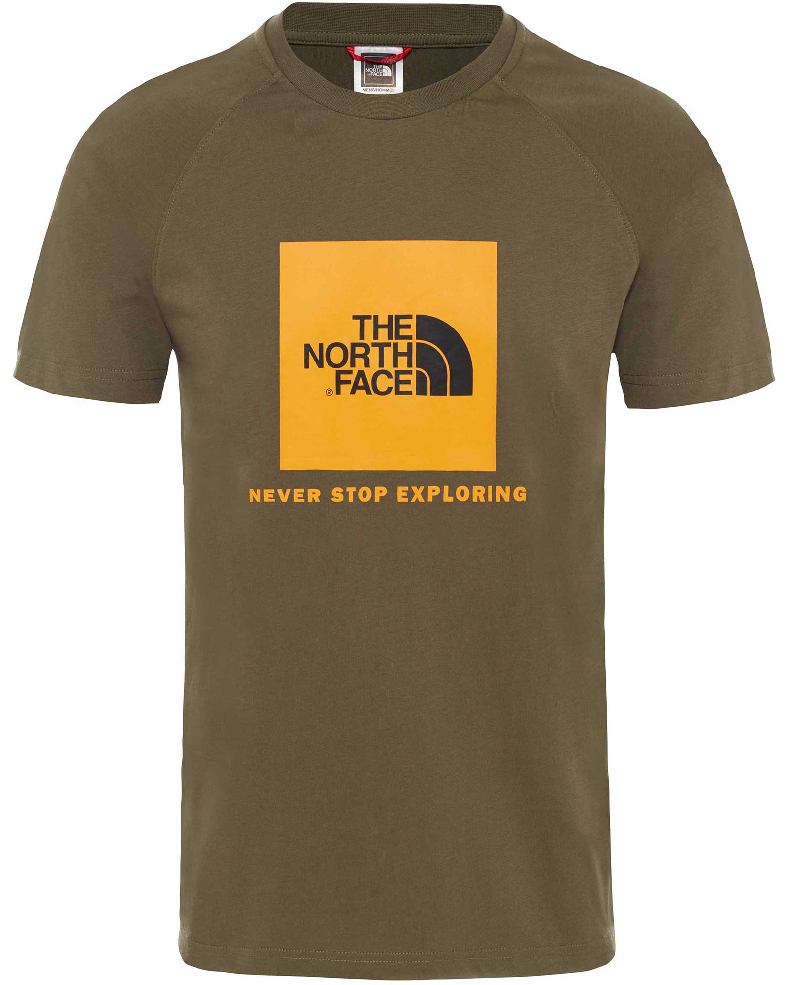 The North Face Raglan Red Box Mens T-shirt