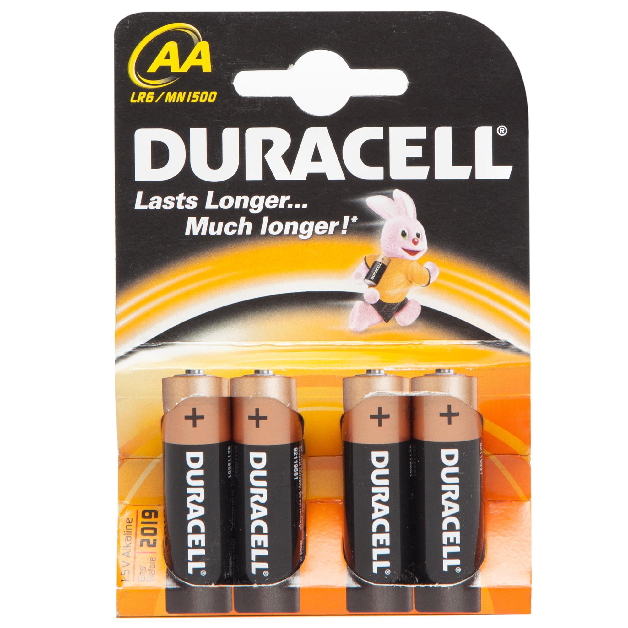 Duracell Plus Power Aa Batteries - 4 Pack