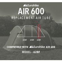Eurohike Air 600 Replacement 628f Air Tube  Silver