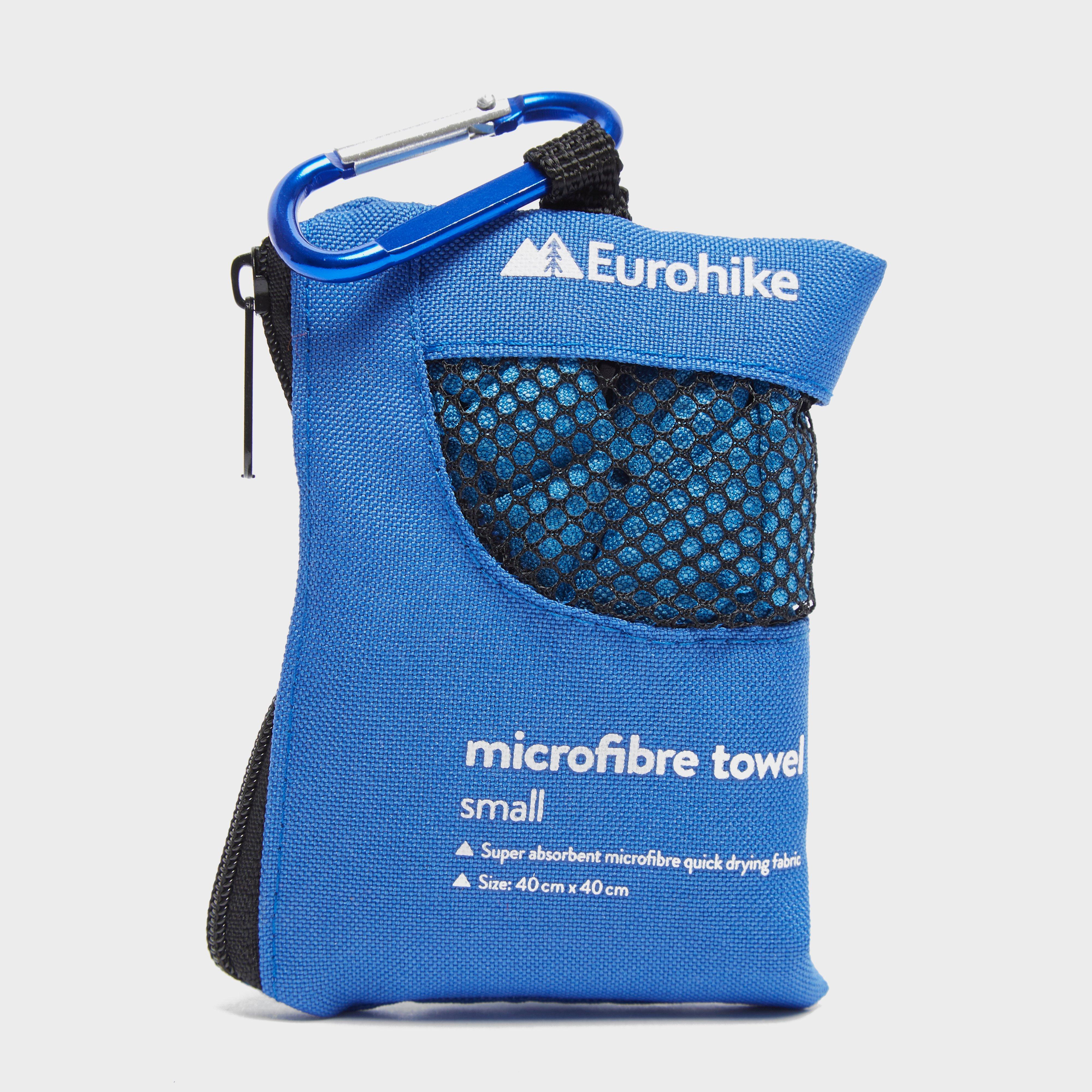 Eurohike Microfibre Mini Clip Towel (40x40cm)  Blue