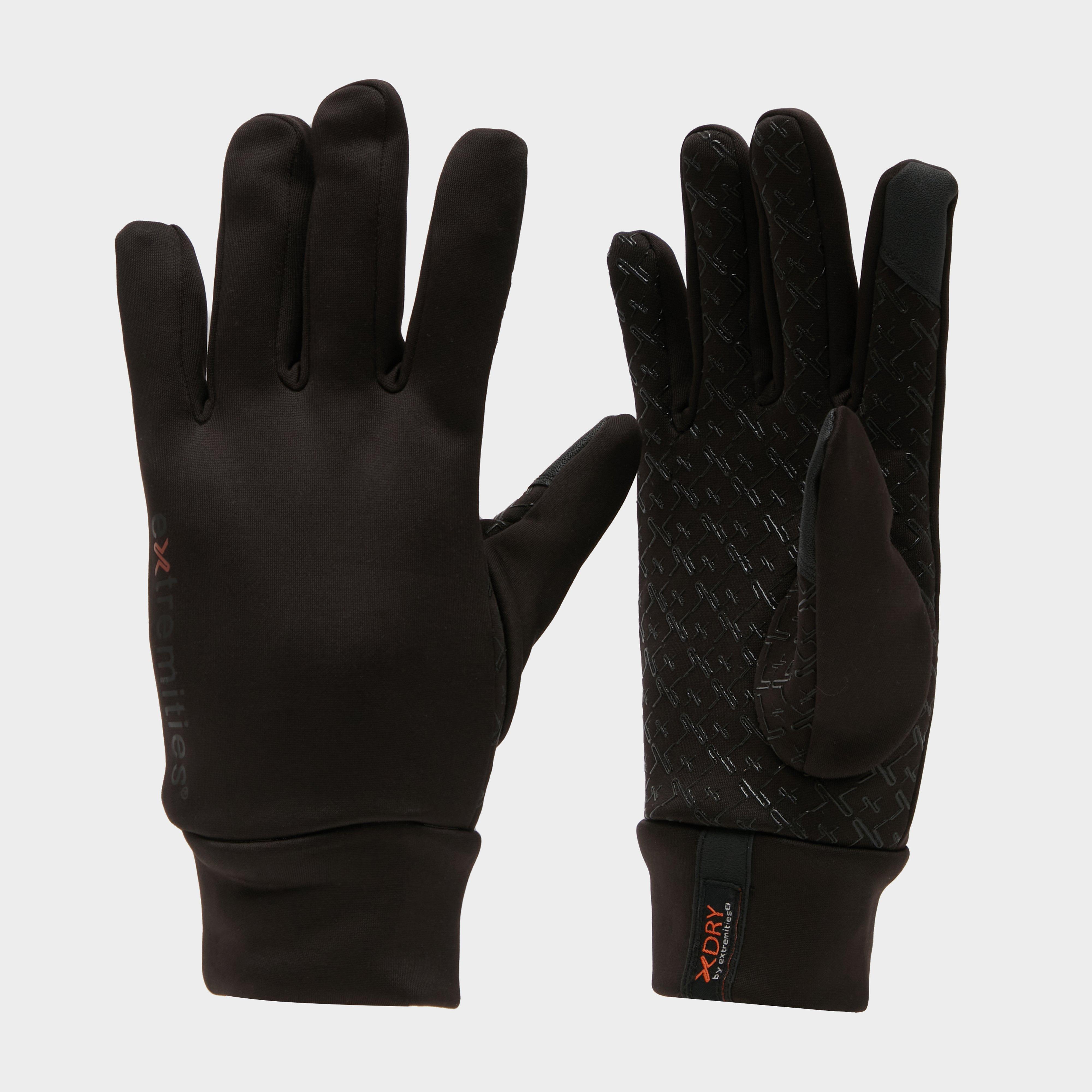 Extremities Womens Waterproof Sticky Power Liner Glove  Black